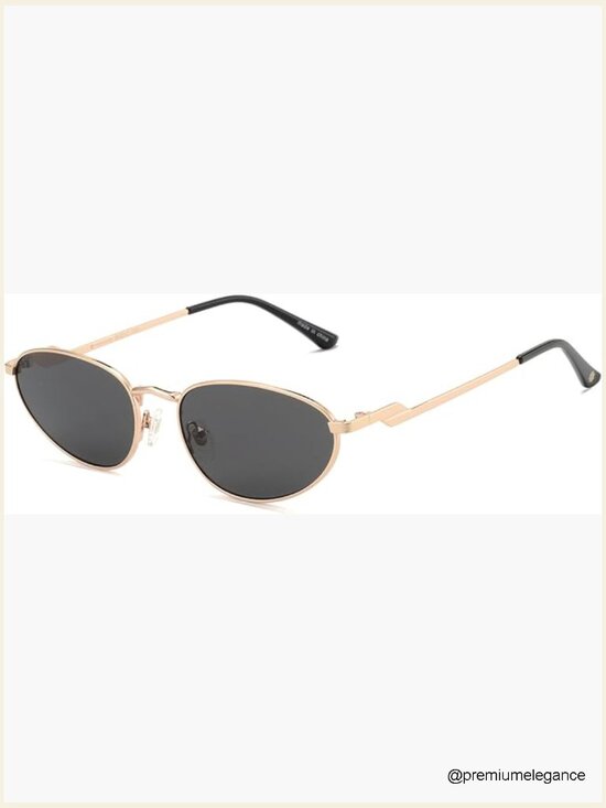 Oversized Retro Oval Sunglasses UV400 Protection Trendy Y2K Cat Eye Design main image 4